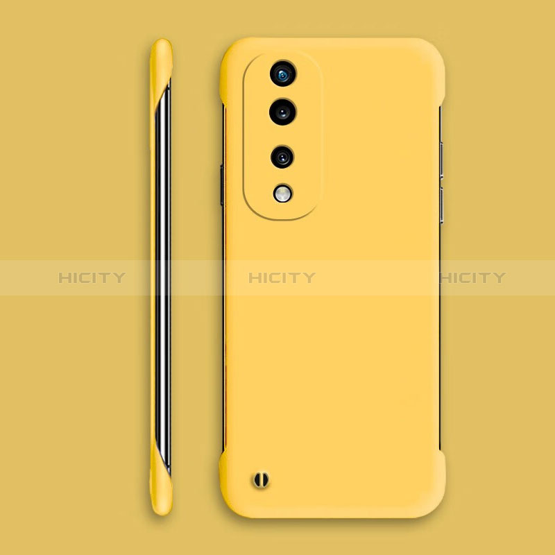 Coque Plastique Rigide Etui Housse Mat Sans Cadre P01 pour Huawei Honor 70 Pro+ Plus 5G Jaune Plus