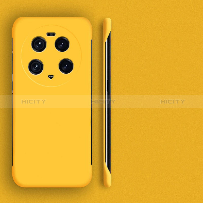 Coque Plastique Rigide Etui Housse Mat Sans Cadre P01 pour Xiaomi Mi 13 Ultra 5G Jaune Plus