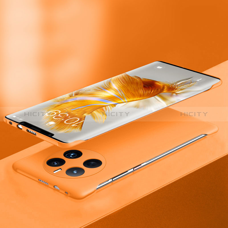 Coque Plastique Rigide Etui Housse Mat Sans Cadre pour Huawei Mate 50 Pro Orange Plus