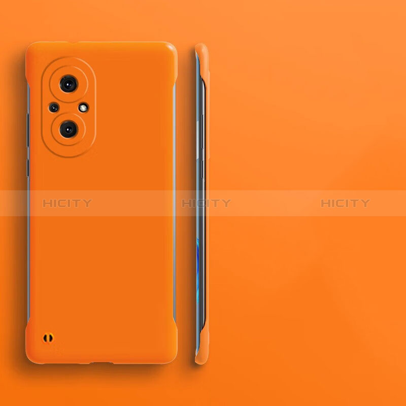 Coque Plastique Rigide Etui Housse Mat Sans Cadre pour Huawei Nova 9 SE Orange Plus