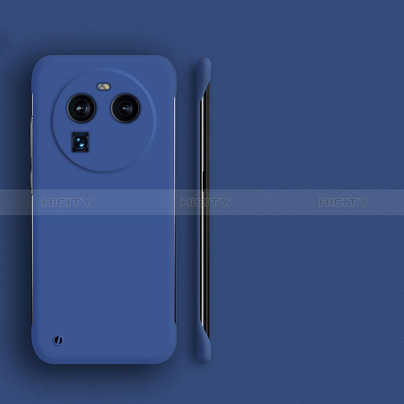 Coque Plastique Rigide Etui Housse Mat Sans Cadre pour Oppo Find X6 5G Bleu Plus