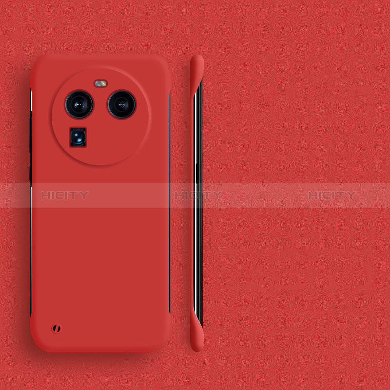 Coque Plastique Rigide Etui Housse Mat Sans Cadre pour Oppo Find X6 Pro 5G Rouge Plus