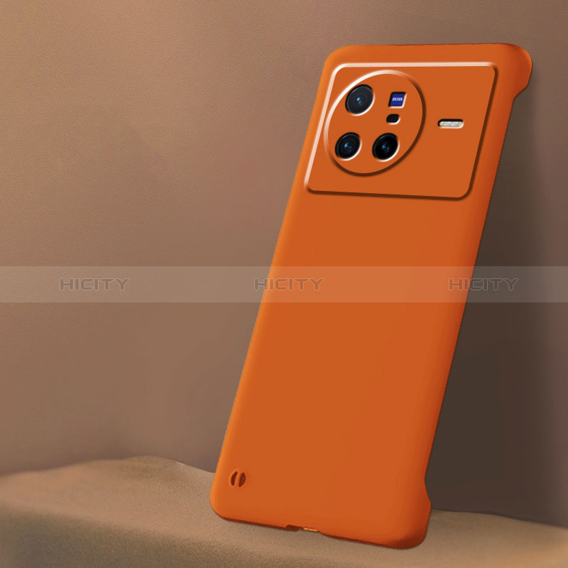 Coque Plastique Rigide Etui Housse Mat Sans Cadre pour Vivo X80 5G Orange Plus