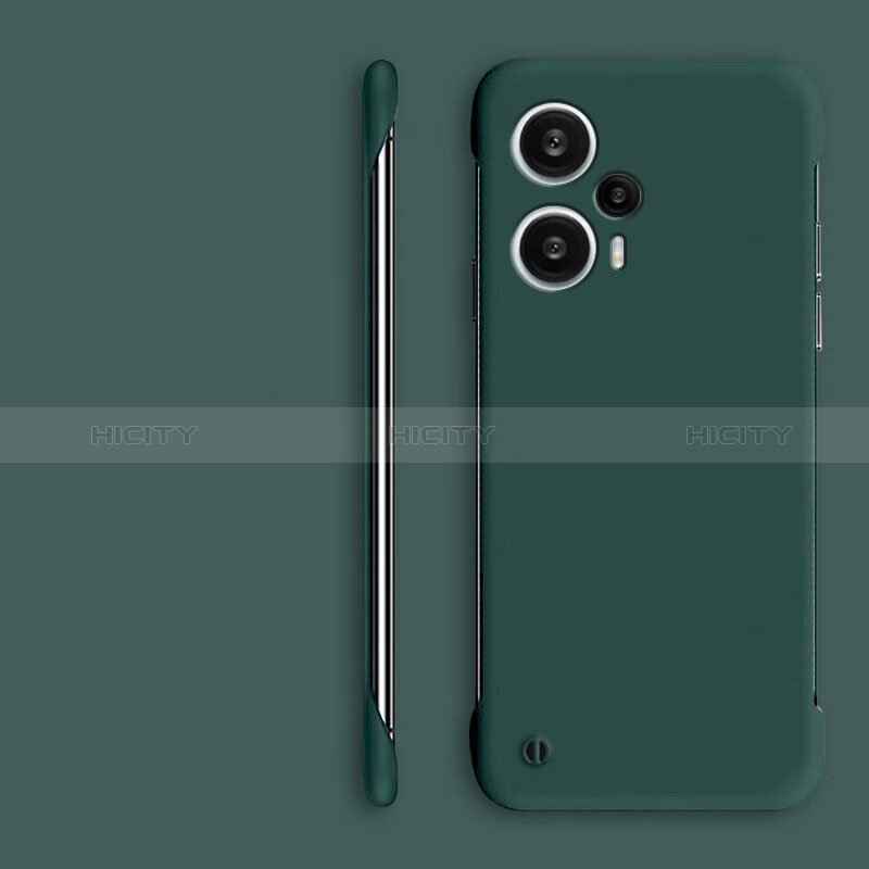 Coque Plastique Rigide Etui Housse Mat Sans Cadre pour Xiaomi Poco F5 5G Vert Plus