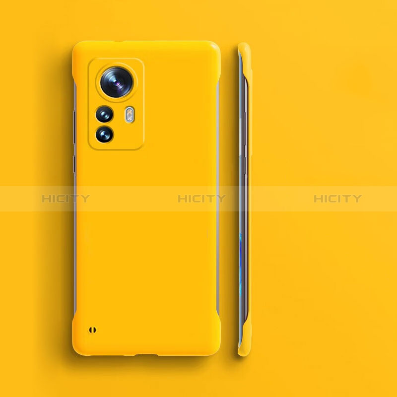 Coque Plastique Rigide Etui Housse Mat Sans Cadre pour Xiaomi Redmi Note 12S Jaune Plus