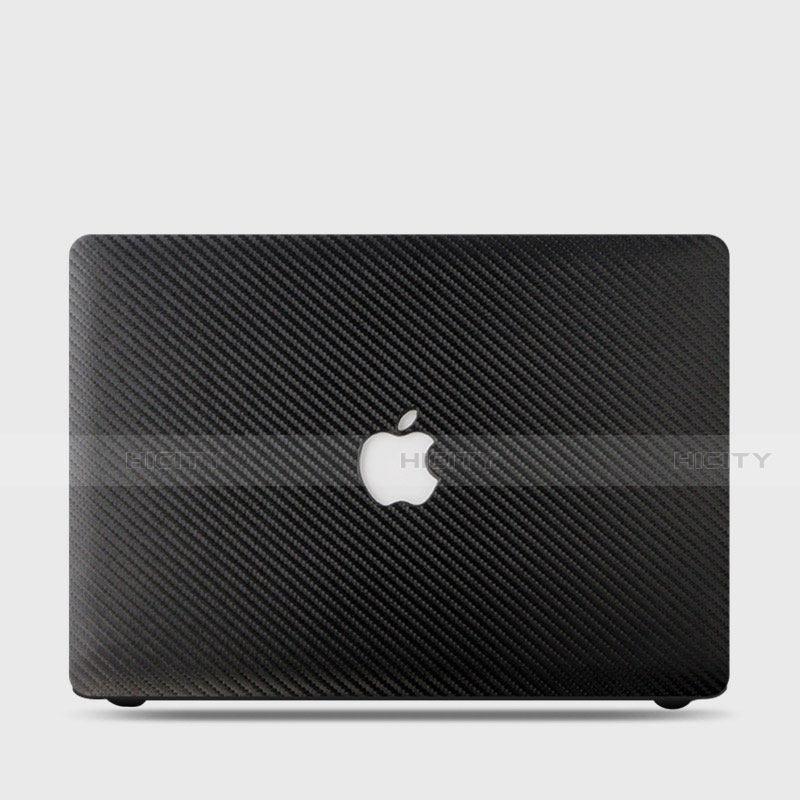 Coque Plastique Rigide Etui Housse Mat Serge pour Apple MacBook Air 13 pouces (2020) Noir Plus