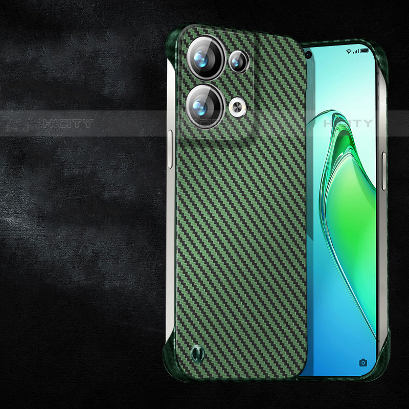 Coque Plastique Rigide Etui Housse Mat Serge T01 pour Oppo Reno9 Pro 5G Vert Plus