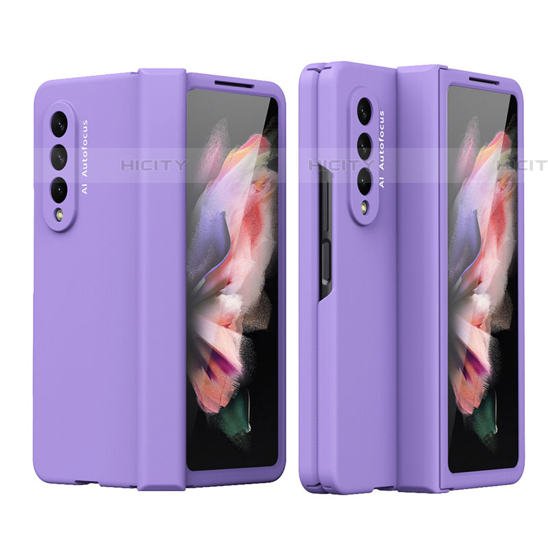 Coque Plastique Rigide Etui Housse Mat T02 pour Samsung Galaxy Z Fold4 5G Violet Plus