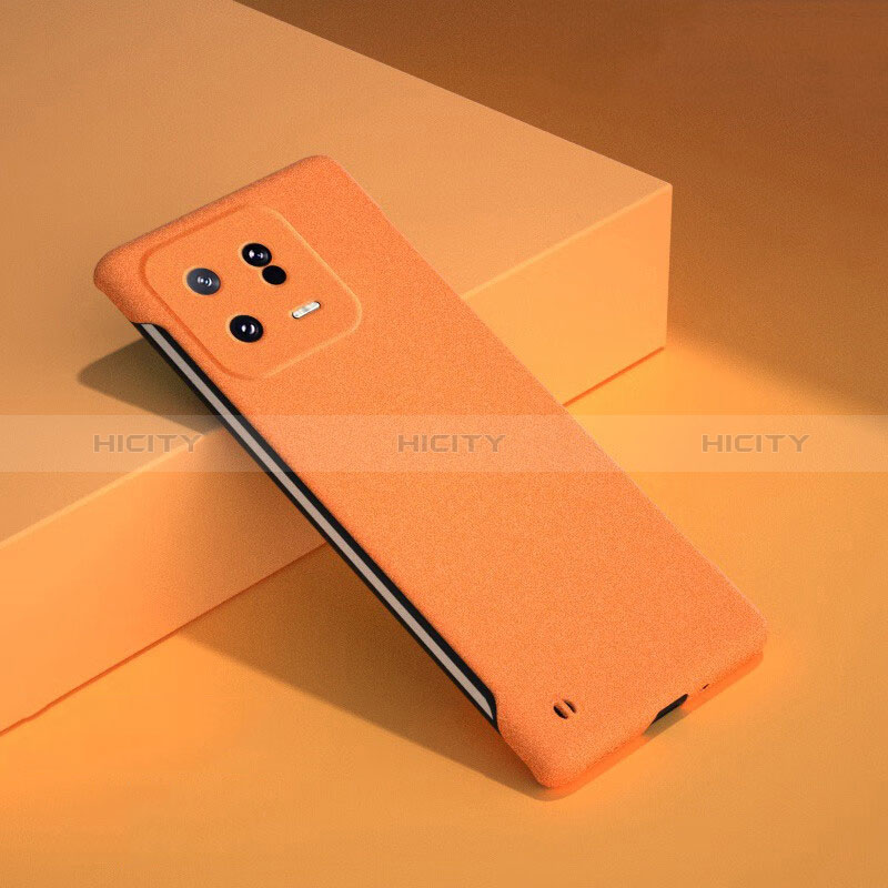 Coque Plastique Rigide Etui Housse Mat YD2 pour Xiaomi Mi 13 5G Orange Plus