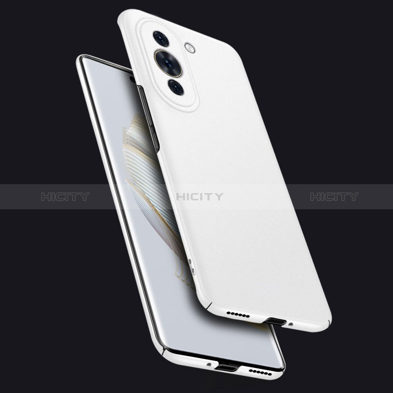 Coque Plastique Rigide Etui Housse Mat YK1 pour Huawei Nova 10 Blanc Plus