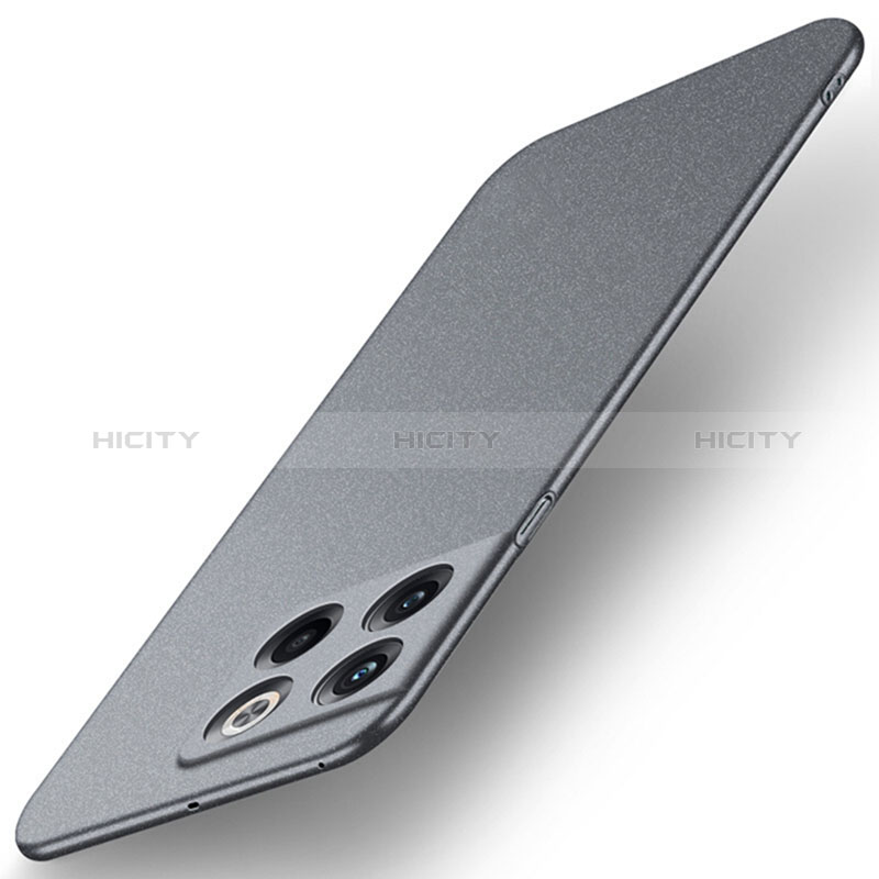 Coque Plastique Rigide Etui Housse Mat YK1 pour OnePlus 10T 5G Gris Plus