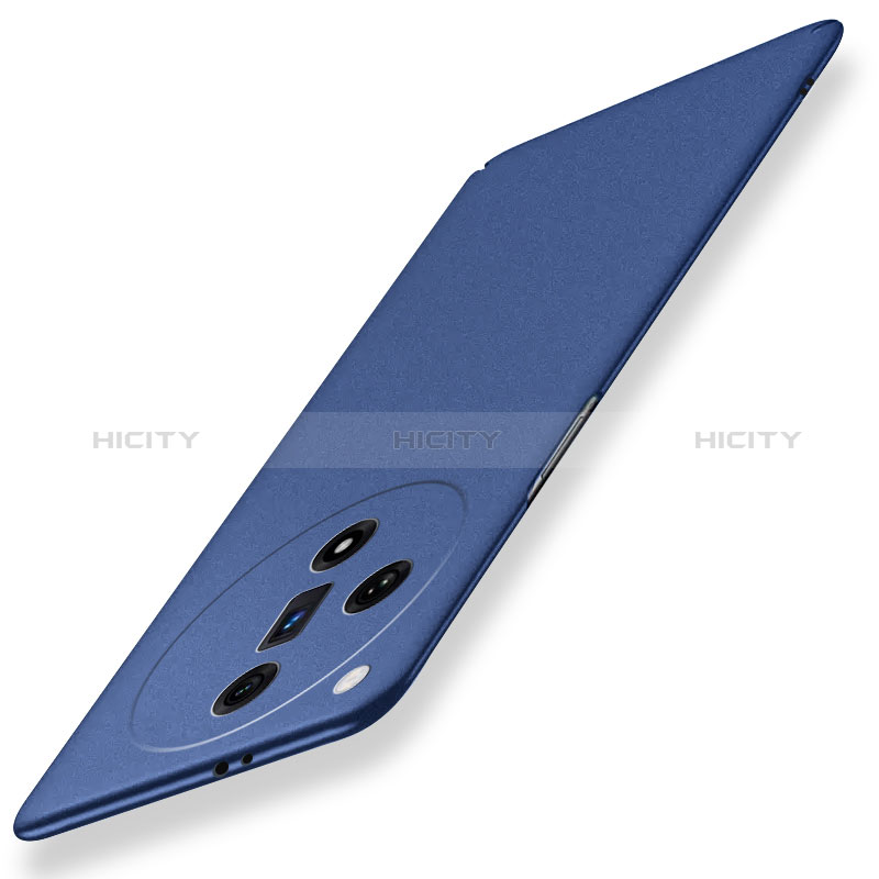 Coque Plastique Rigide Etui Housse Mat YK1 pour Oppo Find X7 5G Bleu Plus