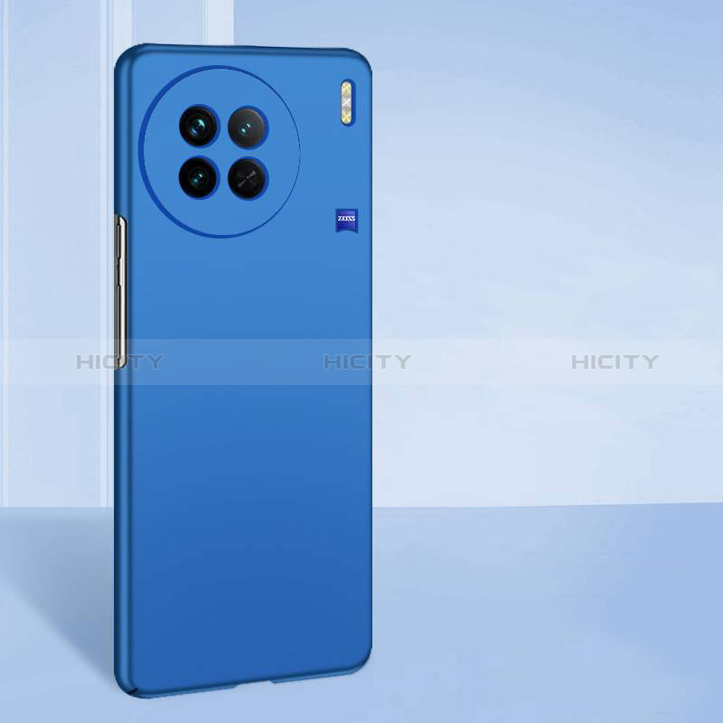 Coque Plastique Rigide Etui Housse Mat YK1 pour Vivo X90 Pro 5G Bleu Plus