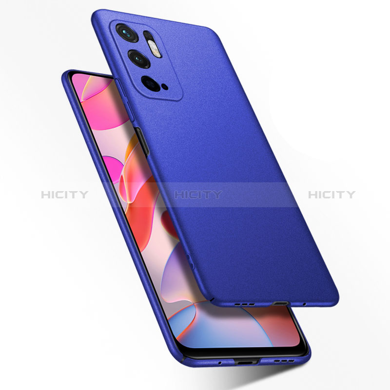 Coque Plastique Rigide Etui Housse Mat YK1 pour Xiaomi POCO M3 Pro 5G Bleu Plus