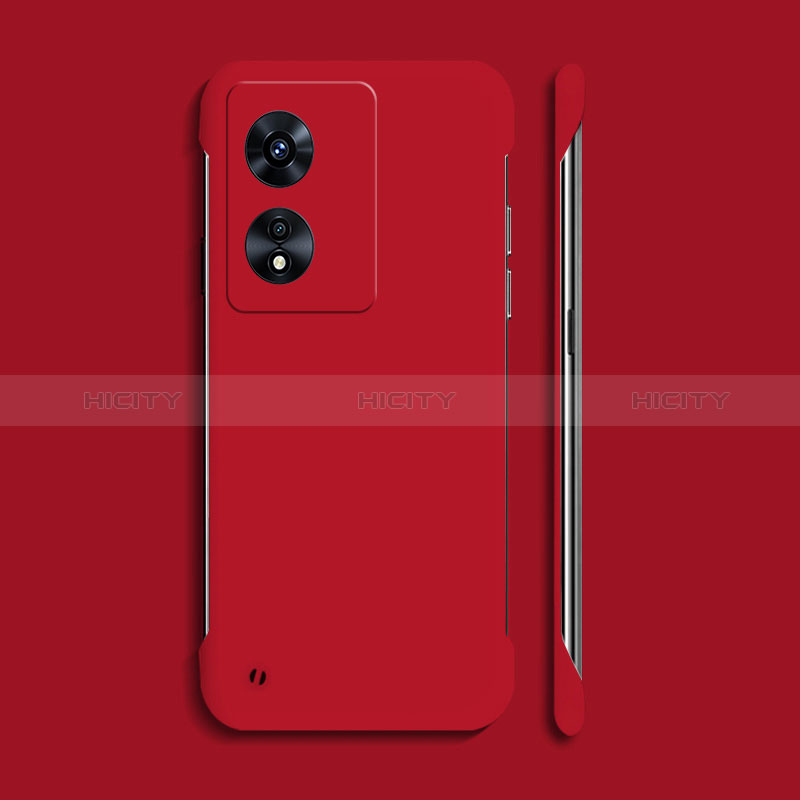 Coque Plastique Rigide Etui Housse Mat YK2 pour Oppo A1 Pro 5G Rouge Plus