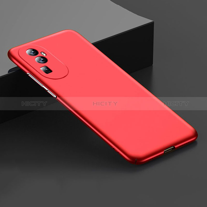 Coque Plastique Rigide Etui Housse Mat YK2 pour Oppo Reno10 Pro+ Plus 5G Rouge Plus