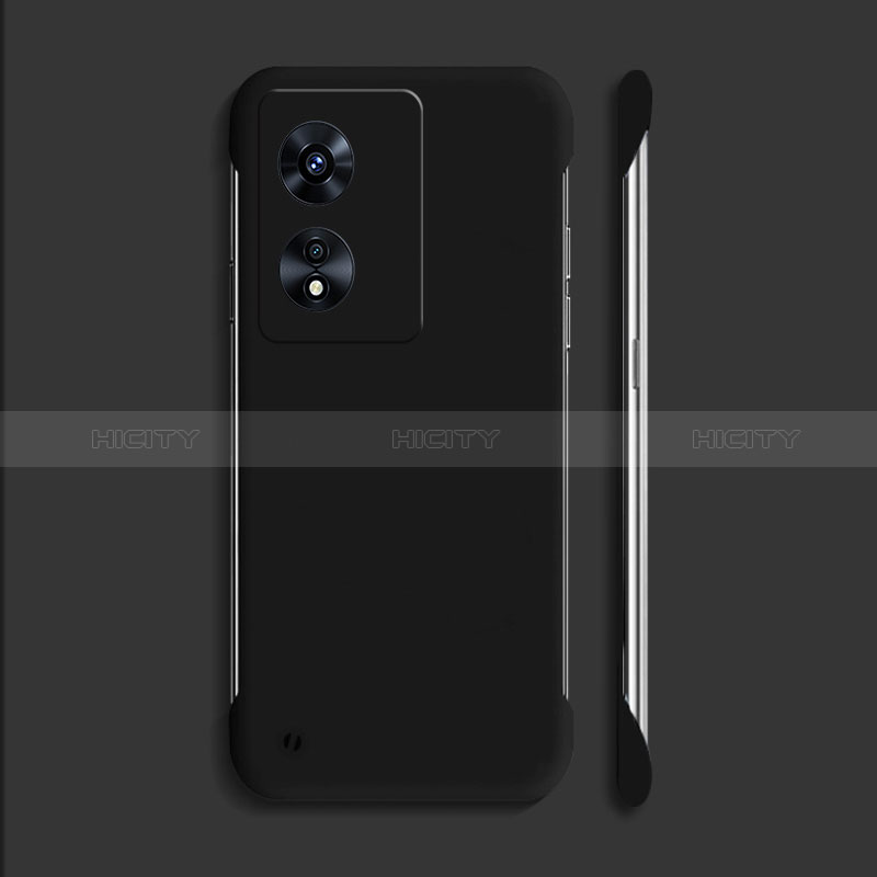 Coque Plastique Rigide Etui Housse Mat YK2 pour Oppo Reno8 T 5G Noir Plus