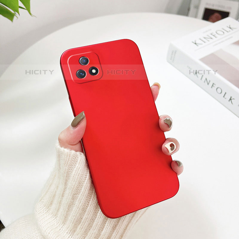 Coque Plastique Rigide Etui Housse Mat YK2 pour Vivo iQOO U3 5G Rouge Plus