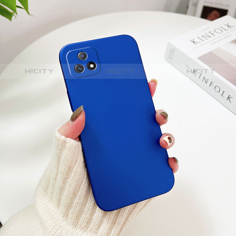 Coque Plastique Rigide Etui Housse Mat YK2 pour Vivo Y52s 5G Bleu Plus