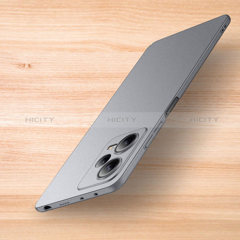 Coque Plastique Rigide Etui Housse Mat YK2 pour Xiaomi Poco X5 5G Gris Plus