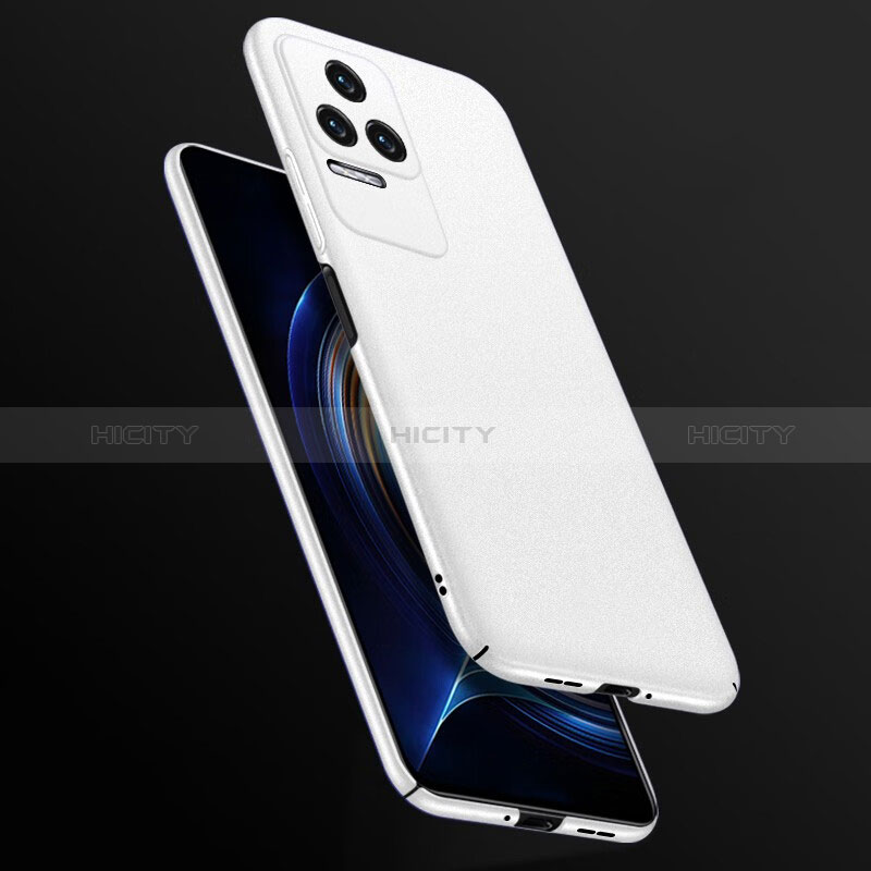 Coque Plastique Rigide Etui Housse Mat YK2 pour Xiaomi Redmi K50 Pro 5G Blanc Plus