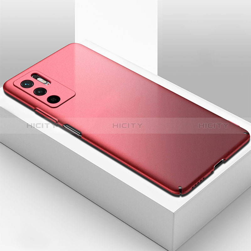 Coque Plastique Rigide Etui Housse Mat YK2 pour Xiaomi Redmi Note 10 5G Rouge Plus