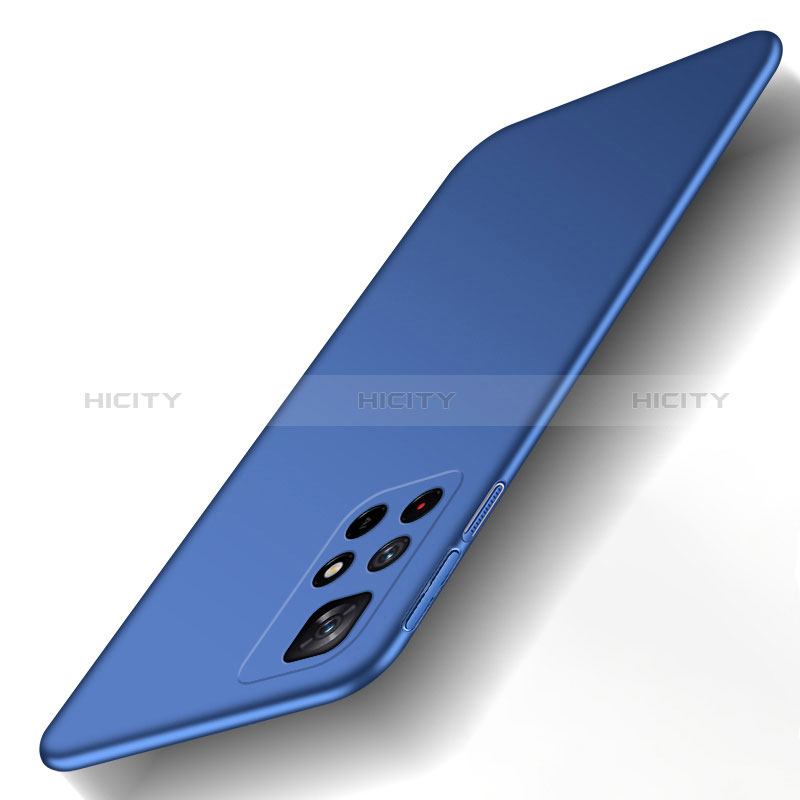 Coque Plastique Rigide Etui Housse Mat YK2 pour Xiaomi Redmi Note 11T 5G Bleu Plus