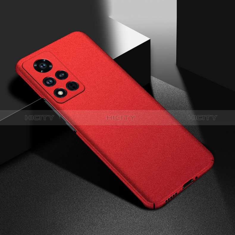 Coque Plastique Rigide Etui Housse Mat YK3 pour Huawei Honor V40 5G Rouge Plus