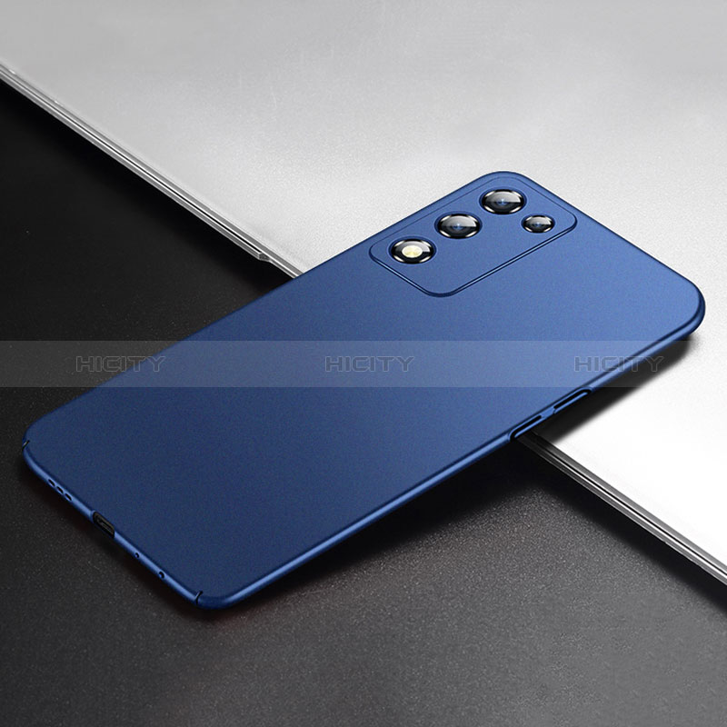 Coque Plastique Rigide Etui Housse Mat YK3 pour Realme Q3s 5G Bleu Plus