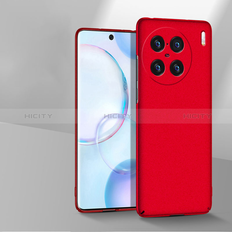 Coque Plastique Rigide Etui Housse Mat YK3 pour Vivo X90 Pro 5G Rouge Plus