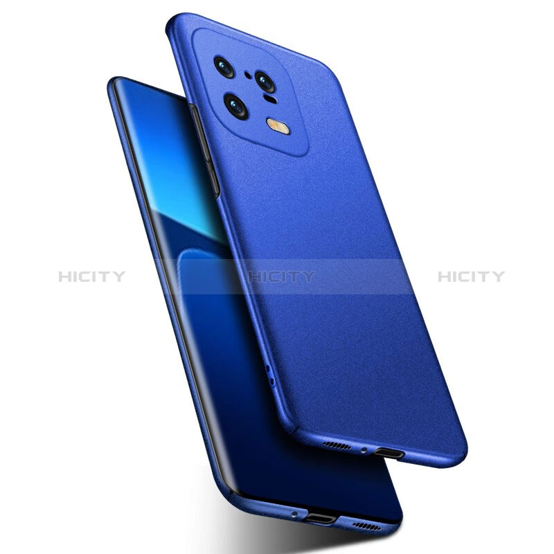 Coque Plastique Rigide Etui Housse Mat YK3 pour Xiaomi Mi 13 Pro 5G Bleu Plus