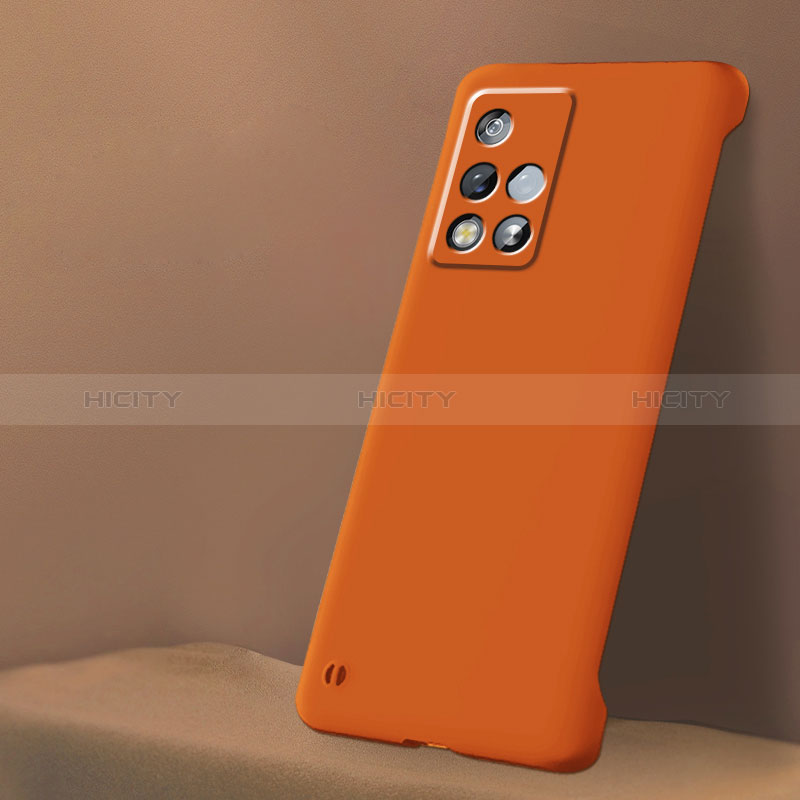 Coque Plastique Rigide Etui Housse Mat YK3 pour Xiaomi Redmi Note 11 5G Orange Plus