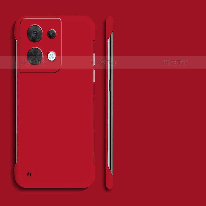 Coque Plastique Rigide Etui Housse Mat YK4 pour Oppo Reno9 Pro 5G Rouge Plus