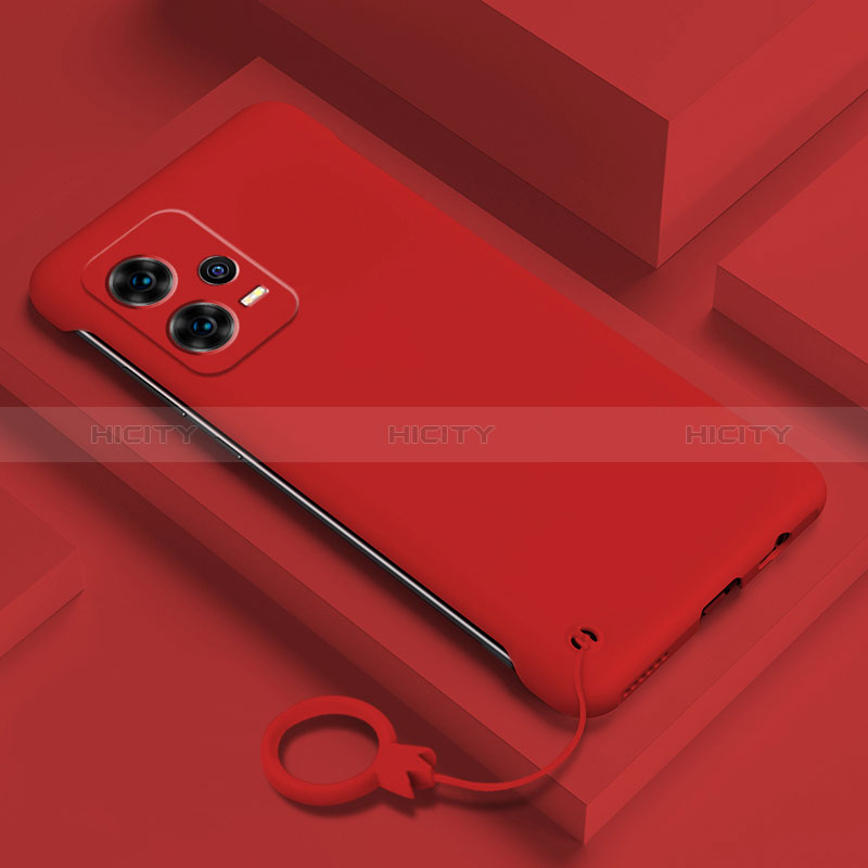 Coque Plastique Rigide Etui Housse Mat YK4 pour Xiaomi Redmi Note 12 5G Rouge Plus