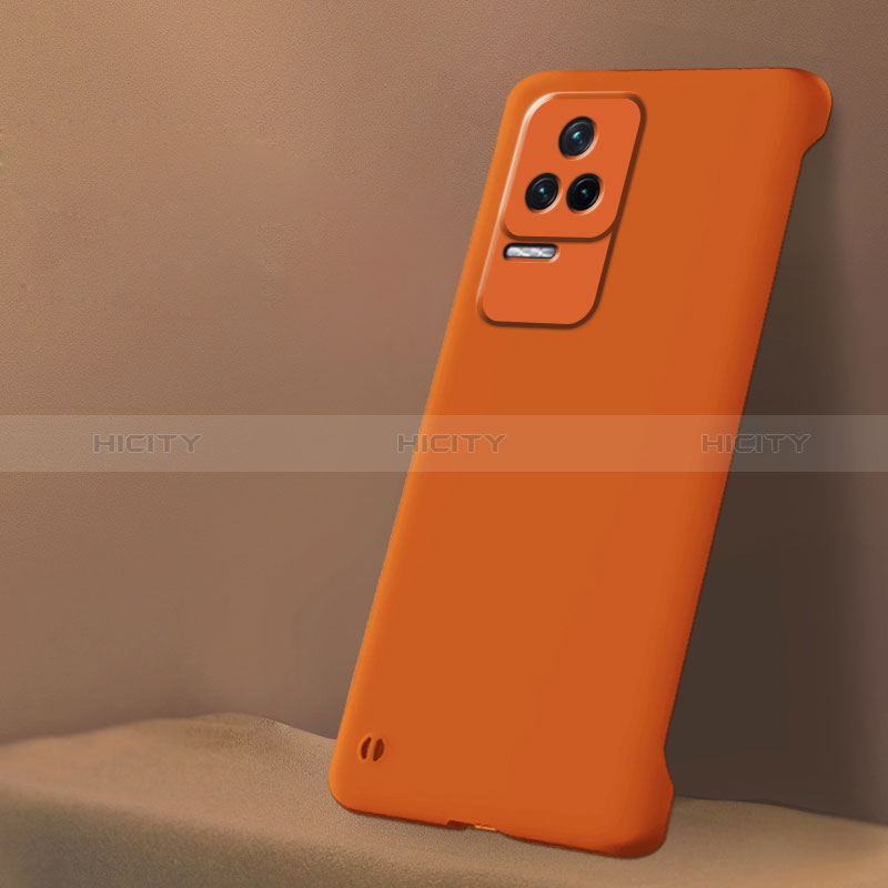 Coque Plastique Rigide Etui Housse Mat YK5 pour Xiaomi Poco F4 5G Orange Plus