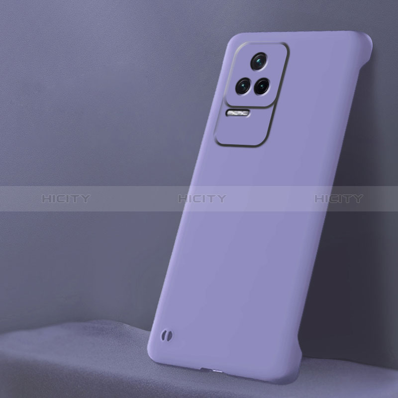 Coque Plastique Rigide Etui Housse Mat YK5 pour Xiaomi Poco F4 5G Violet Clair Plus