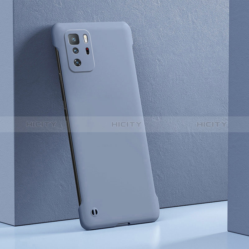 Coque Plastique Rigide Etui Housse Mat YK5 pour Xiaomi Poco X3 GT 5G Gris Lavende Plus