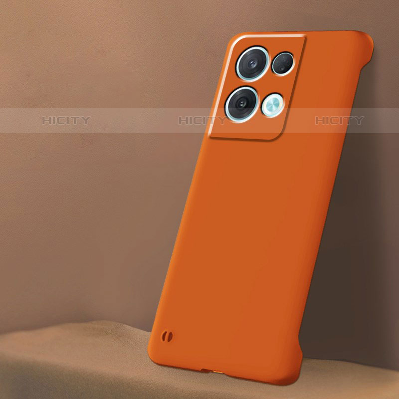 Coque Plastique Rigide Etui Housse Mat YK6 pour Oppo Reno8 5G Orange Plus