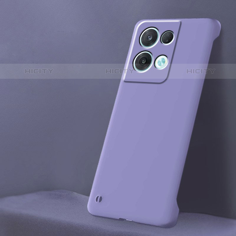 Coque Plastique Rigide Etui Housse Mat YK6 pour Oppo Reno8 Pro 5G Violet Plus