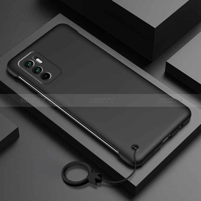 Coque Plastique Rigide Etui Housse Mat YK6 pour Xiaomi Redmi Note 10T 5G Noir Plus