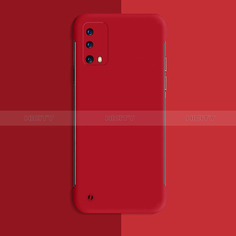 Coque Plastique Rigide Etui Housse Mat YK8 pour Oppo K9 5G Rouge Plus