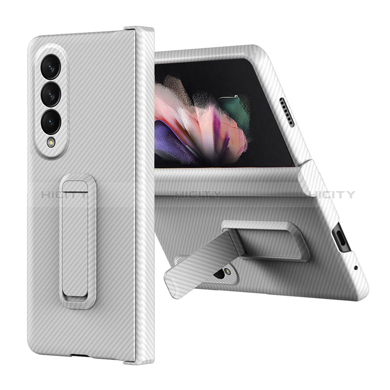 Coque Plastique Rigide Etui Housse Mat ZL1 pour Samsung Galaxy Z Fold3 5G Argent Plus