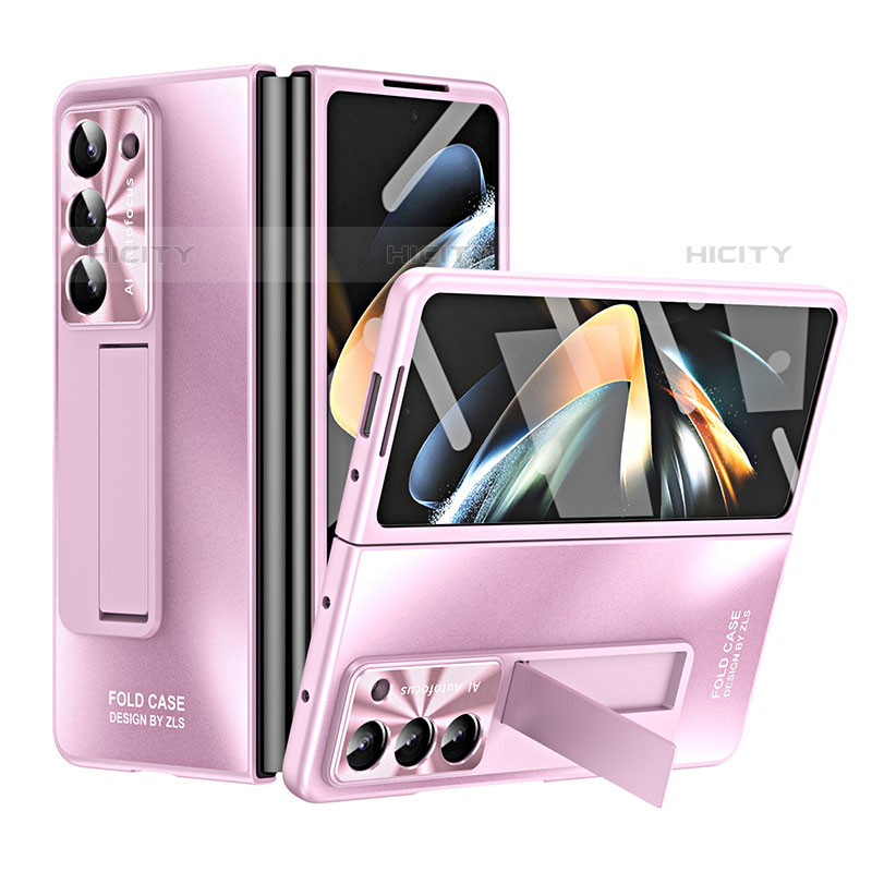 Coque Plastique Rigide Etui Housse Mat ZL1 pour Samsung Galaxy Z Fold5 5G Or Rose Plus