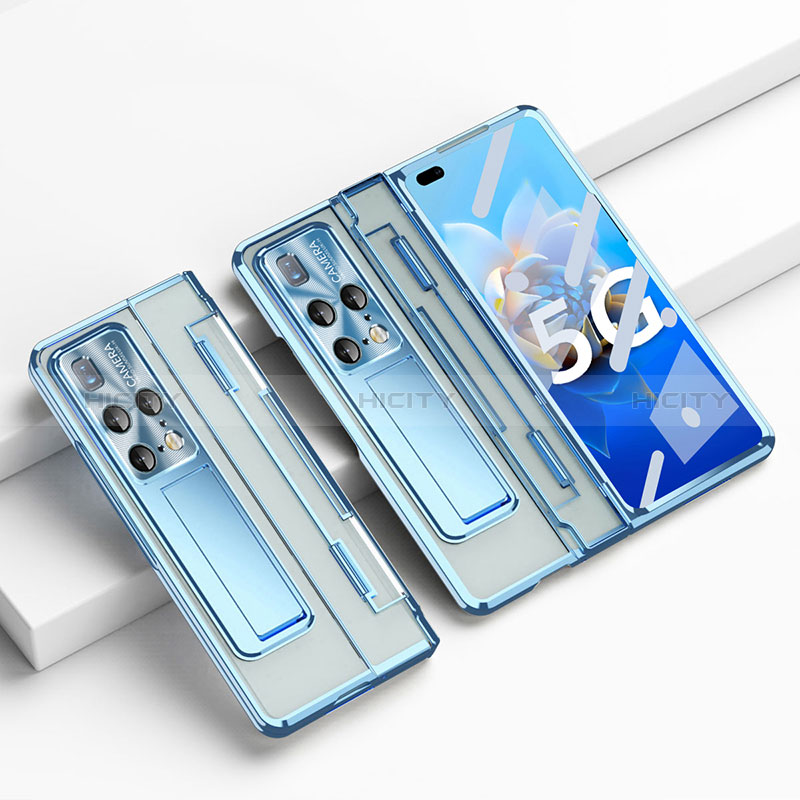 Coque Plastique Rigide Etui Housse Mat ZL2 pour Huawei Mate X2 Bleu Plus