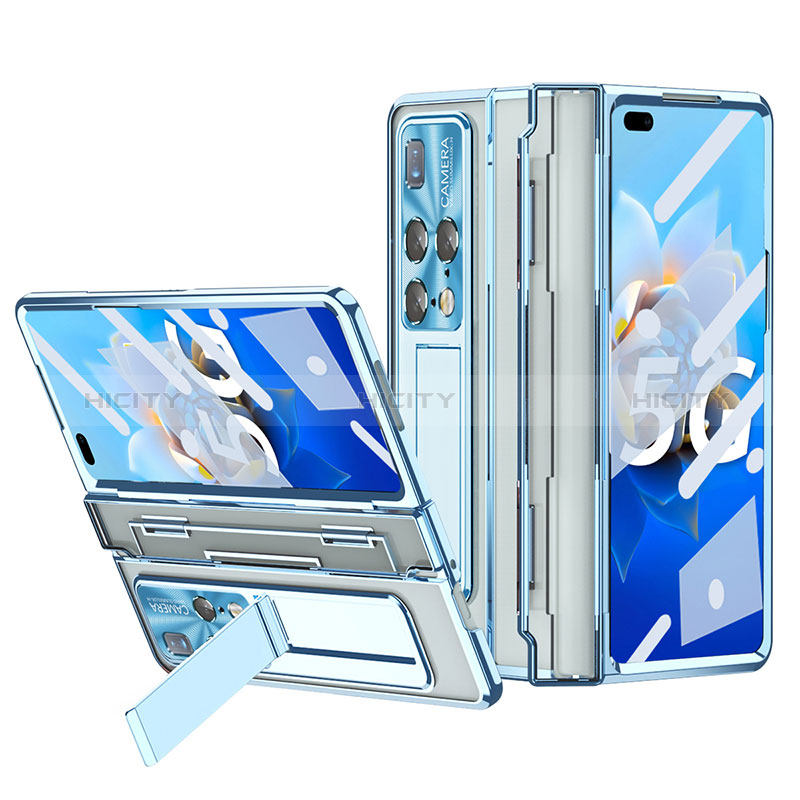 Coque Plastique Rigide Etui Housse Mat ZL3 pour Huawei Mate X2 Bleu Plus