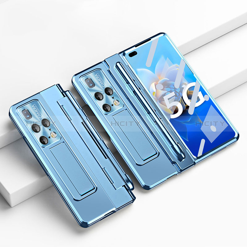 Coque Plastique Rigide Etui Housse Mat ZL5 pour Huawei Mate X2 Bleu Plus