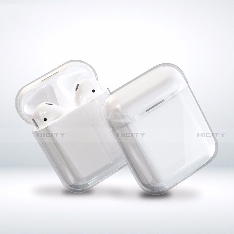 Coque Plastique Rigide Etui Housse pour Boitier de Charge de Airpods Mat Clair Plus