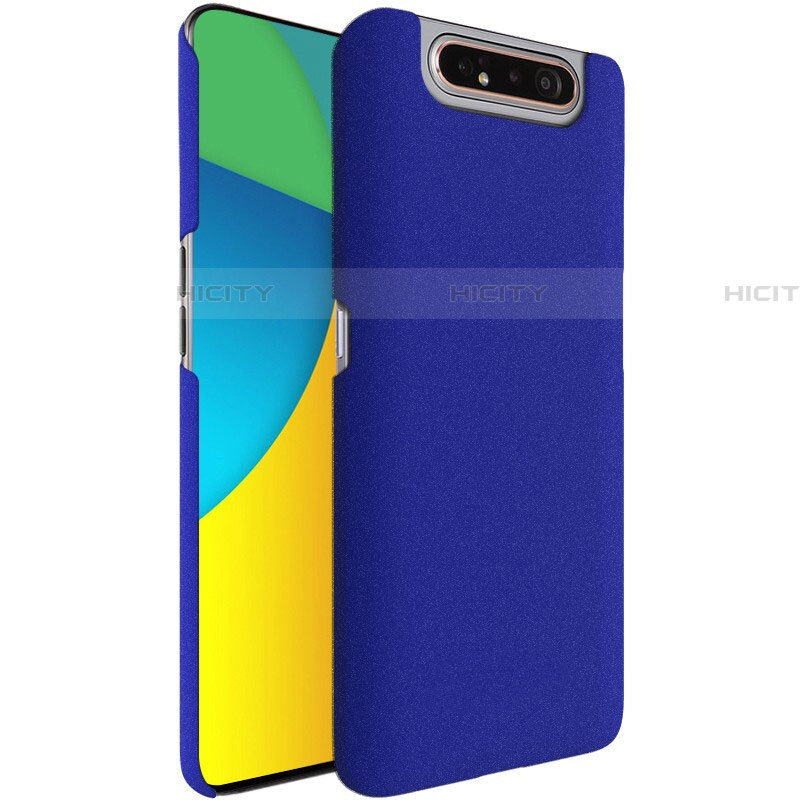 Coque Plastique Rigide Etui Housse Sables Mouvants pour Samsung Galaxy A90 4G Bleu Plus