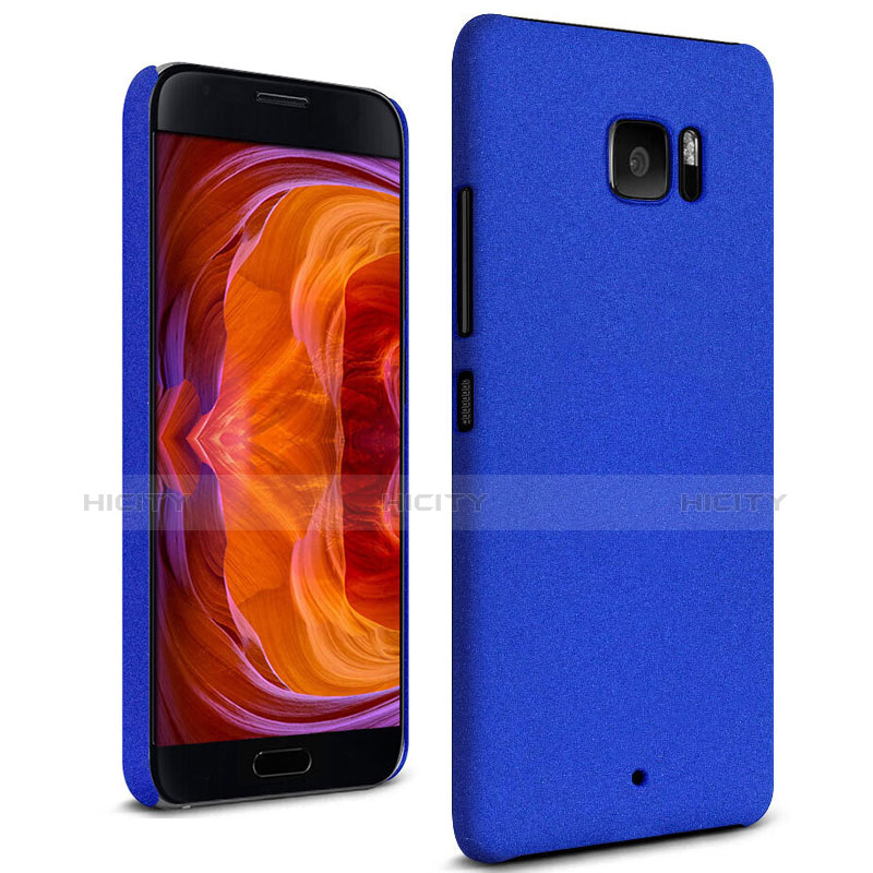 Coque Plastique Rigide Etui Sables Mouvants pour HTC U Ultra Bleu Plus