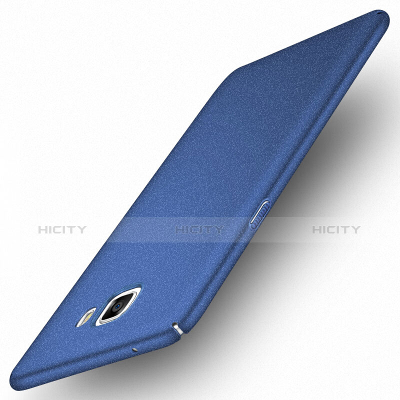 Coque Plastique Rigide Etui Sables Mouvants pour Samsung Galaxy C9 Pro C9000 Bleu Plus